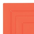 Smarty Had A Party Tropical Coral Square Plastic Plates Dinnerware Value Set (120 Dinner Plates+120 Salad Plates), 240PK 7975-CASE